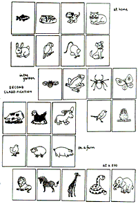 Primary Classi-cards sample, re-sorted